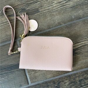 Monogrammed name wristlet